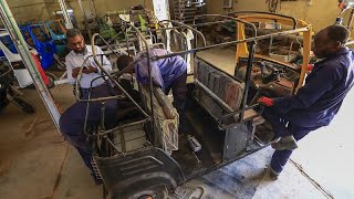 Electric tricycles become popular in Sudan, amid soaring fuel costs