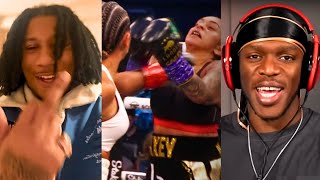 Influencers React To Tennessee Thresh vs Paigey Cakey!