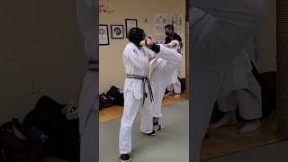 Sweet hook kick #karate #uechiryu #martialarts #sparring #kumite #facekick