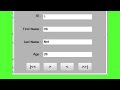 VB.NET And SQL Database - Records Navigation Using Visual Basic .Net [ with source code ]