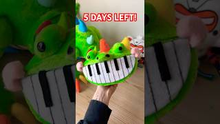 5 DAYS LEFT! #plushtoys #plush #pianosaurus #makeship