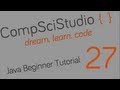 Java Beginner Programming Tutorial 27 Getters And Setters