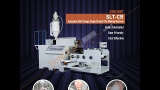 SLT-CB Automatic Food Package LLDPE Cling Film Making Machine