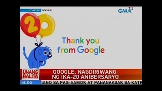 Google, nagdiriwang ng ika-20 anibersaryo