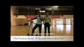 E-Scooter Kinematics Part 1 - Moving at Constant Speed