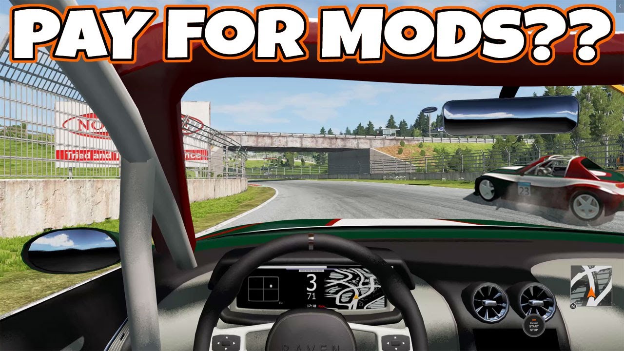 Would You *PAY* For Mods? R20 Car Mod In BeamNG Drive - YouTube