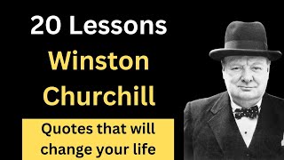 20 Lessons from Winston Churchill | #quotes | Quotation Motivation