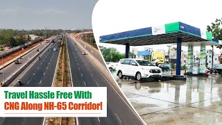 CNG Stations On Hyderabad, Vijayawada, Machilipatnam Route | NH 65 | Megha Gas