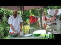 sauce tomate sur la terrasse