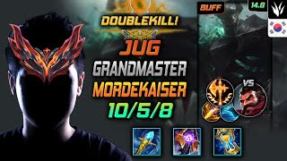 모데카이저 정글 템트리 룬 라일라이 정복자 -  Mordekaiser Jungle - 롤 KR 천상계 패치 14.8