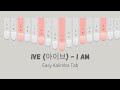 IVE (아이브) - I AM | Easy Kalimba Tab | Keylimba Tutorial