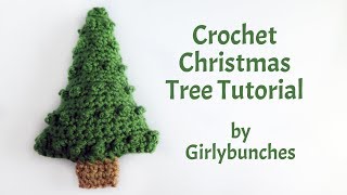 Cute Crochet Christmas Tree Tutorial | Girlybunches