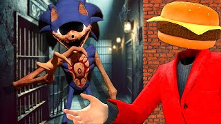 Playing Hide and Seek with Sonic.EYX And Other Monsters in Gmod! (Garry's Mod)