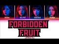 'FORBIDDEN FRUIT' – HEXXY Cover | Color-Coded Lyrics | AI Girl Group | HIRA, ELYN, XEYRA, YUEN]