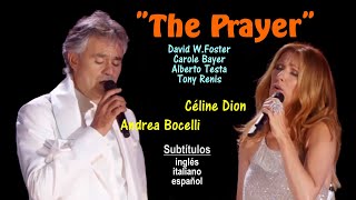 "The prayer", dueto de Céline Dion y Andrea Bocelli - Subtítulos : inglés-italiano-español HD