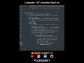 Leetcode 147. Insertion Sort List in Python | Python Leetcode | Python Coding Tutorial | Python ASMR