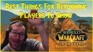 Season of Discovery: Best Things For Returning Players To Know