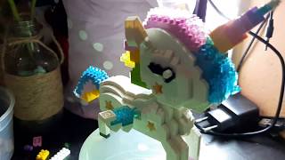 LOZ Nanoblock Rainbow Unicorn Little Pony Building Blocks