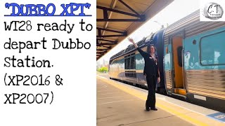 “DUBBO XPT” WT28 ready to depart Dubbo Station. (XP2016 \u0026 XP2007) 29/10/23