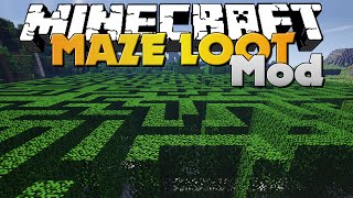 Minecraft - MAZE MOD - GENERATED MAZES WITH LOOT