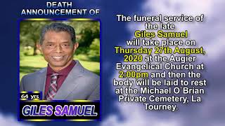 Giles Samuel short 1
