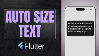 AutoSize Text | Make responsive text in Flutter