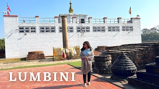 lumbini | Kathmandu to Lumbini | Birthplace of Gautam Buddha | Bus Ride| Maya Devi Temple | Food