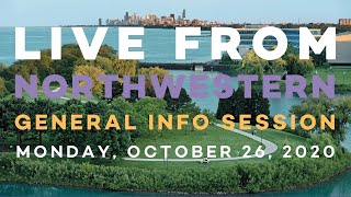 Northwestern Admission Information Session (October 26, 2020)