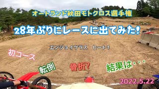 オートランド秋田モトクロス選手権　エンジョイクラスヒート1