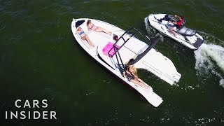 This Boat Is Powered By Your Jet Ski