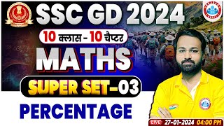 SSC GD 2024, SSC GD Percentage Maths Class, SSC GD Maths Questions, SSC GD Maths Deepak Sir