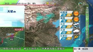 【天氣報告】超強颱風「蘇拉」嚴重影響中國大陸的風暴消息（20:15 1/Sept/2023，十號颶風信號）