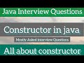 Constructor in java 🔥|| All most important interview Questions from constructor in java programming🔥