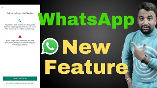 Whatsapp New Feature End To End Encrypted Backup,Turn On End To End Encrypted Backup On Whatsapp