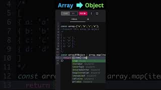 How to convert array to array object in Javascript #javascript #coding