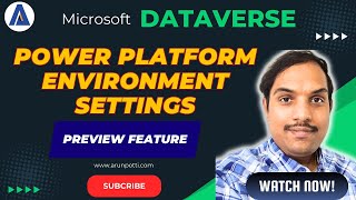Power Platform Environment Settings preview feature #dataverse #powerplatform #powerapps #microsoft