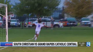 MHSAA soccer: South Christian vs Grand Rapids Catholic Central