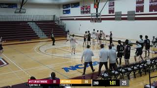 MBB: Sean Neylon decisive three-point play vs Swarthmore