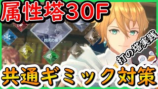 【レスレリ】属性塔30Fの共通ギミック対策と打の塔実践【レスレリアーナのアトリエ】