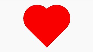 Basic Python Turtle Code: Ace of Heart