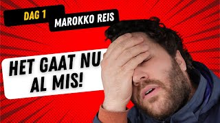 Dag 1 | Nu al problemen met de dynamo! | Reis naar Marokko!