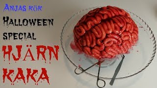 Anjas kök ♥ Halloween hjärn kaka