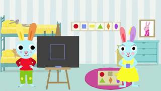 The square: Learning shapes with Pinpin and Lili