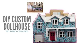 Easy DIY Customized Toddler Dollhouse with Decoupage | MAKE