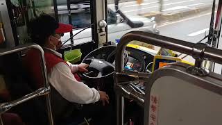 【很有禮貌的司機】淡水客運933(指南客運租用) 089-U6（原947路線配車）中興金龍手排高巴 司機換檔動作