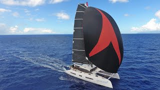 Light wind crossing to Tahiti - Sailing Greatcircle (ep.266)