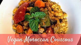 DELICIOUS & EASY Vegan Moroccan Couscous | Vegetarian couscous Recipe