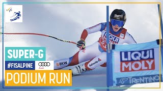 Lara Gut-Behrami | 2nd place | Val di Fassa | Women's Super-G | FIS Alpine