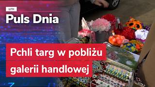 Pchli targ w pobliżu galerii handlowej