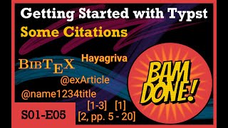 Getting Started with Typst - Some Citations (S01E05)